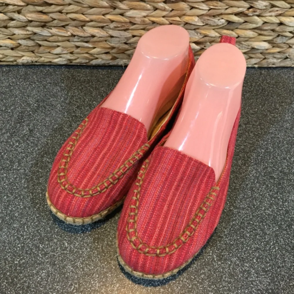 Born Red Espadrille Flats